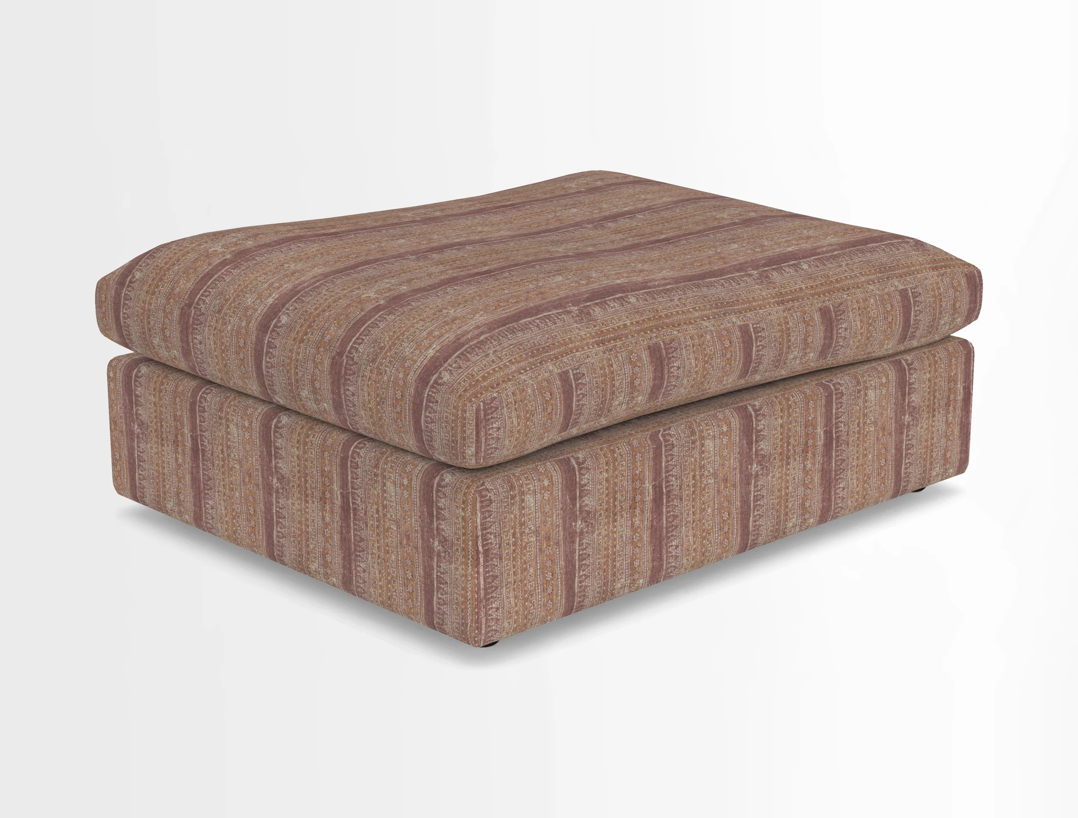 Big Softie Footstool in Two Tone Plain Biscuit