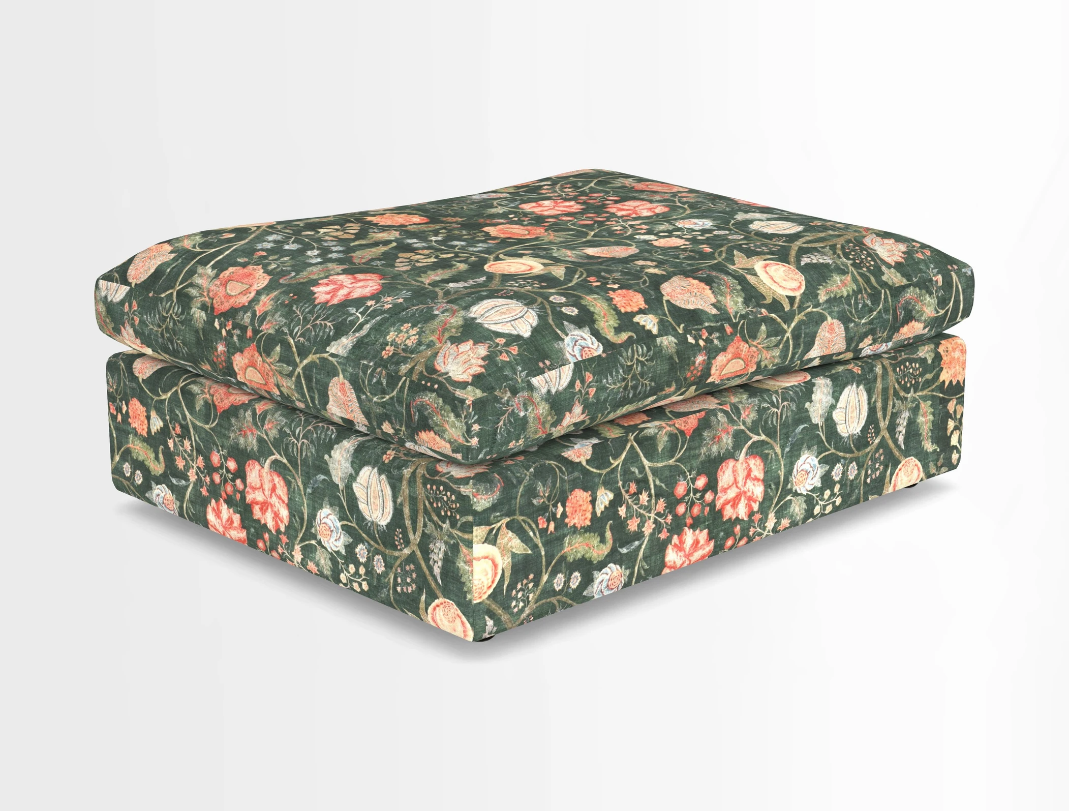 Big Softie Footstool in Two Tone Plain Biscuit