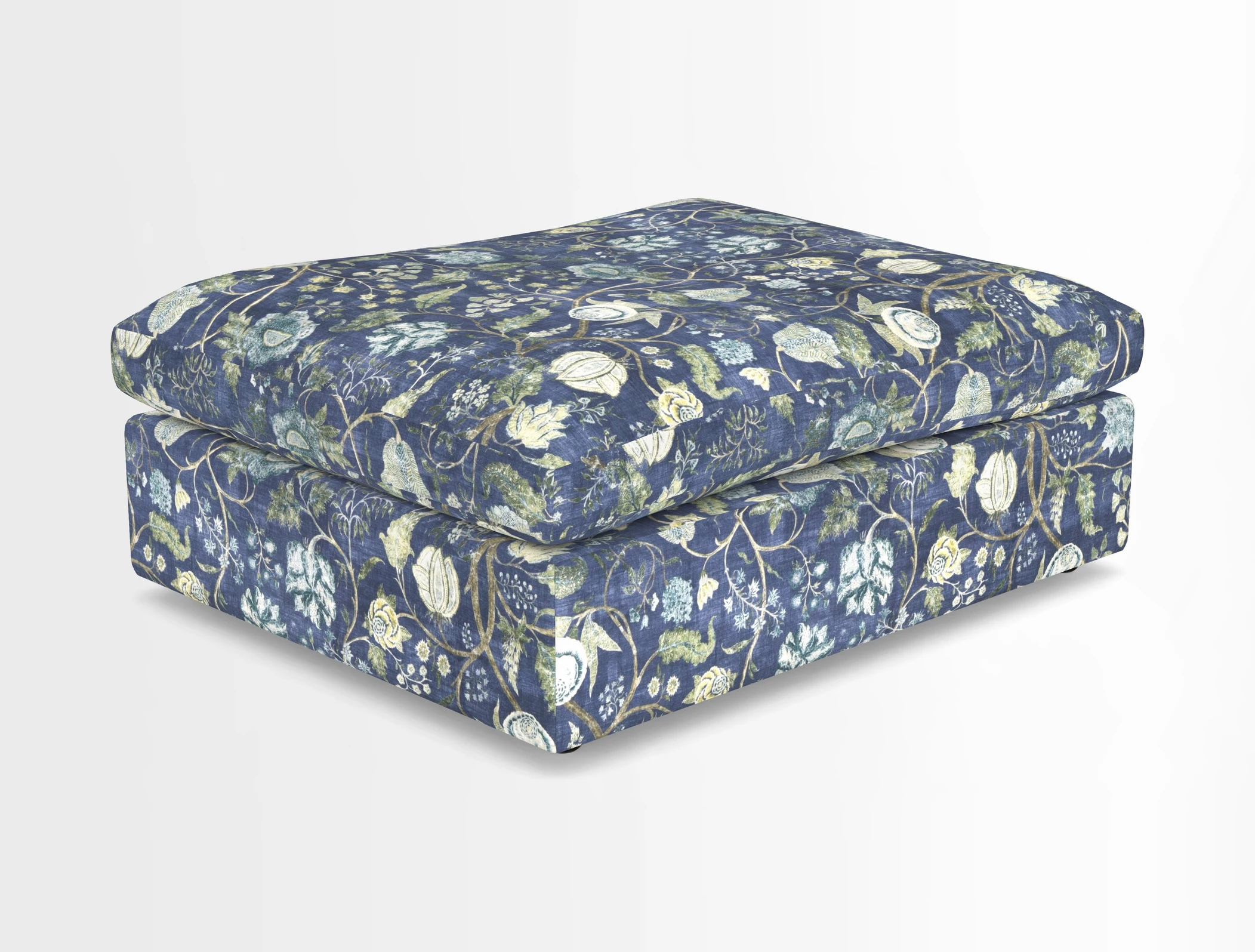 Big Softie Footstool in Two Tone Plain Biscuit