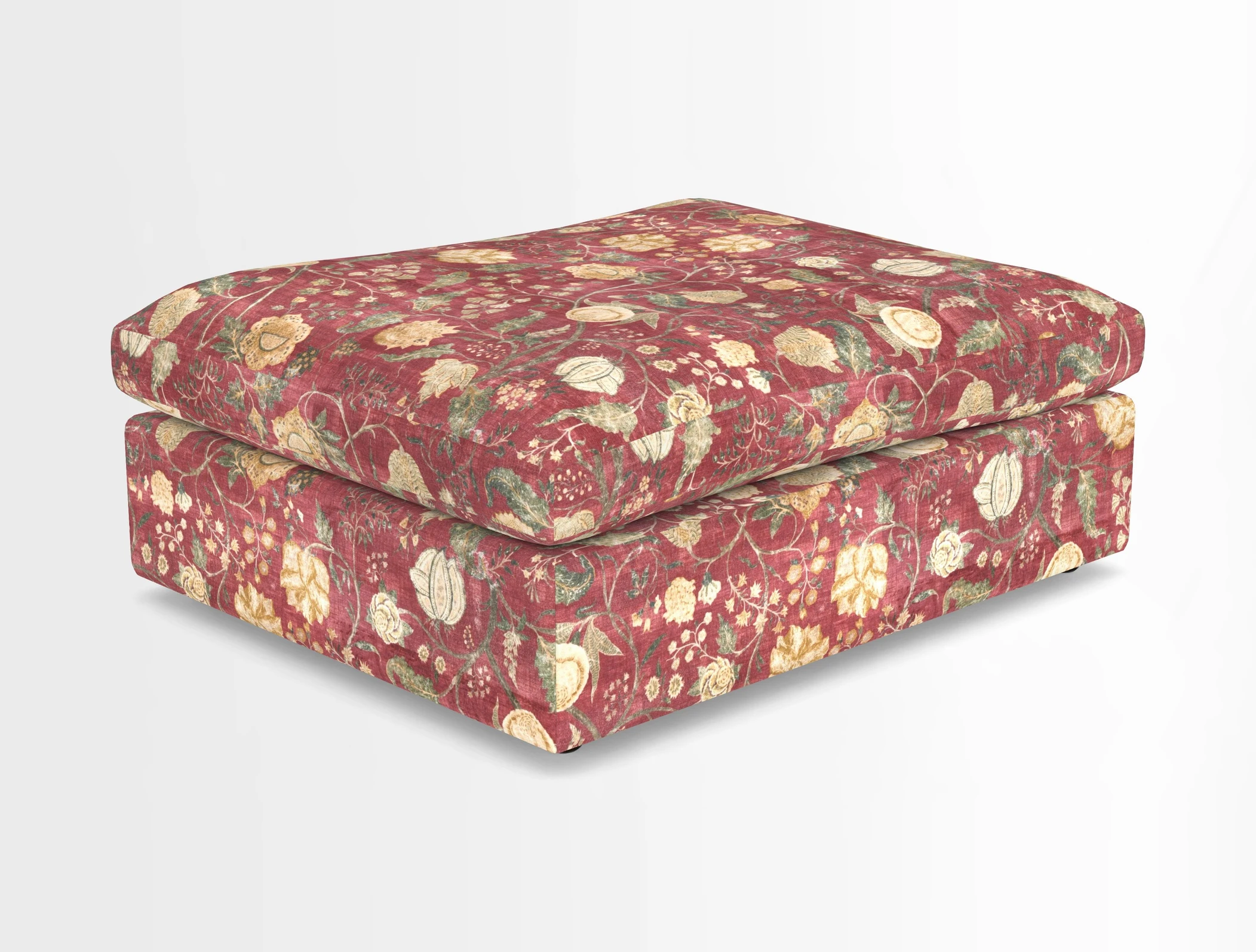 Big Softie Footstool in Two Tone Plain Biscuit