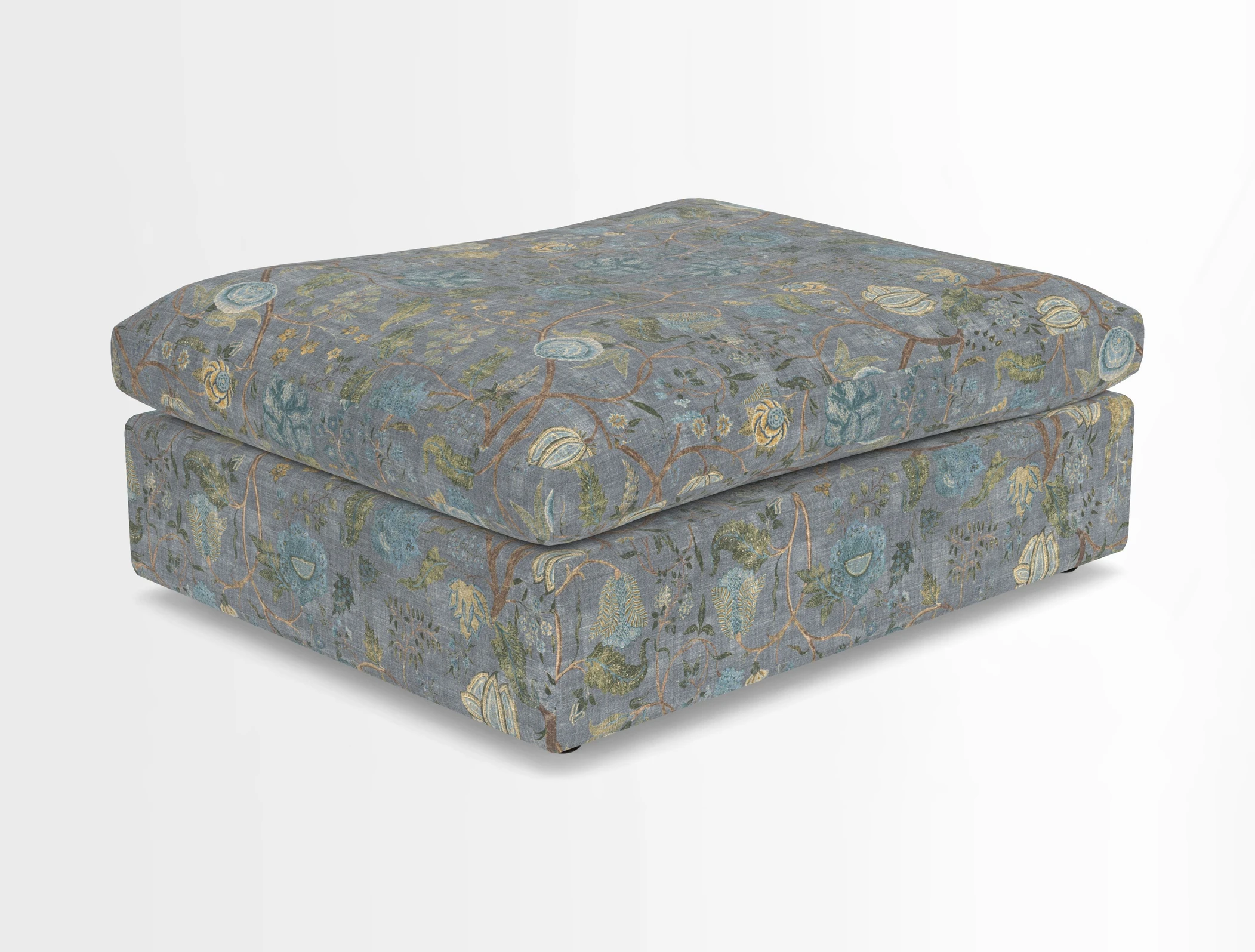 Big Softie Footstool in Two Tone Plain Biscuit