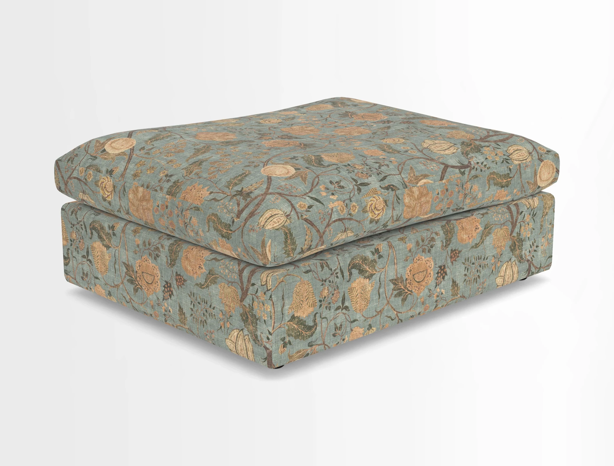 Big Softie Footstool in Two Tone Plain Biscuit