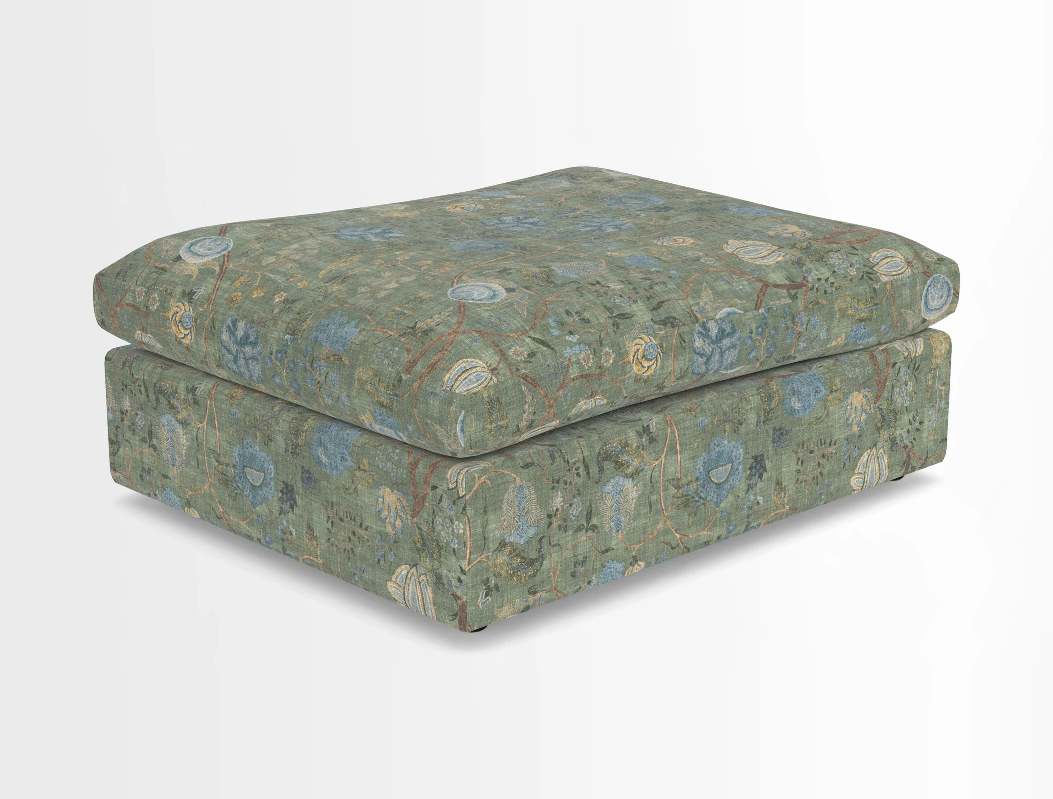 Big Softie Footstool in Two Tone Plain Biscuit