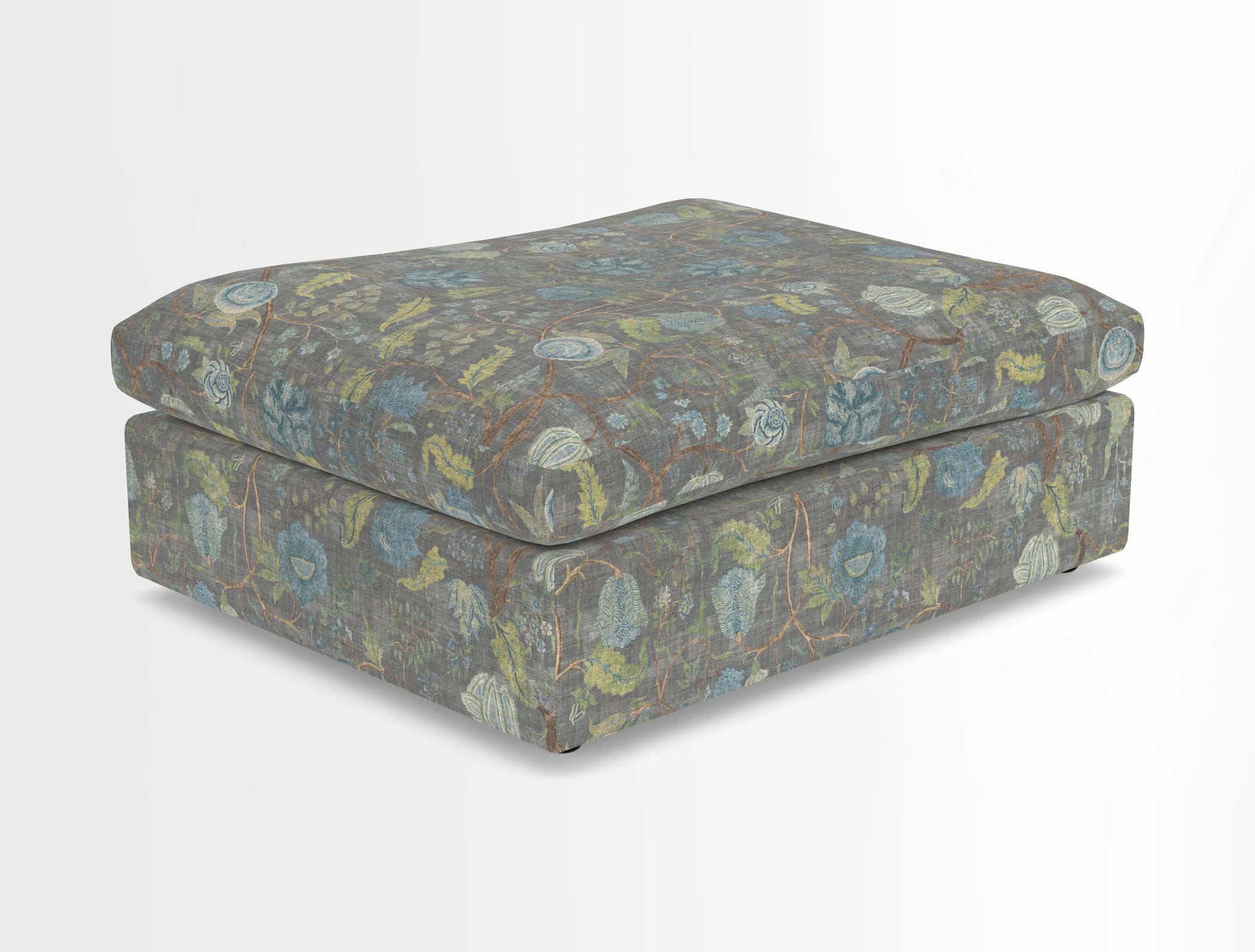 Big Softie Footstool in Two Tone Plain Biscuit