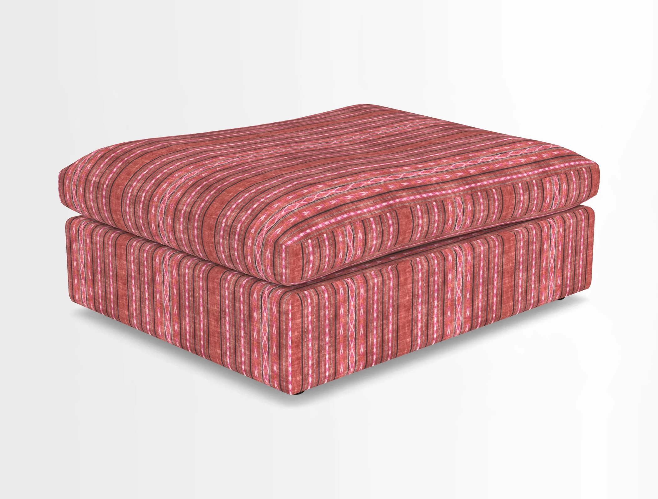 Big Softie Footstool in Two Tone Plain Biscuit