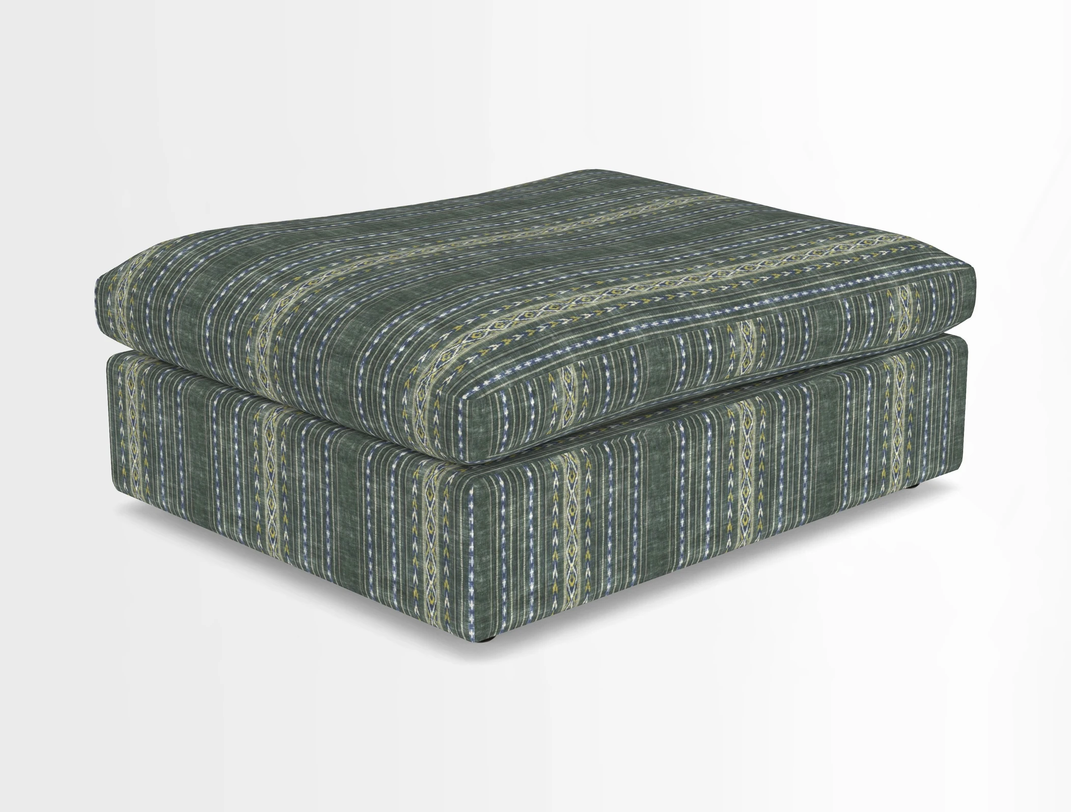 Big Softie Footstool in Two Tone Plain Biscuit
