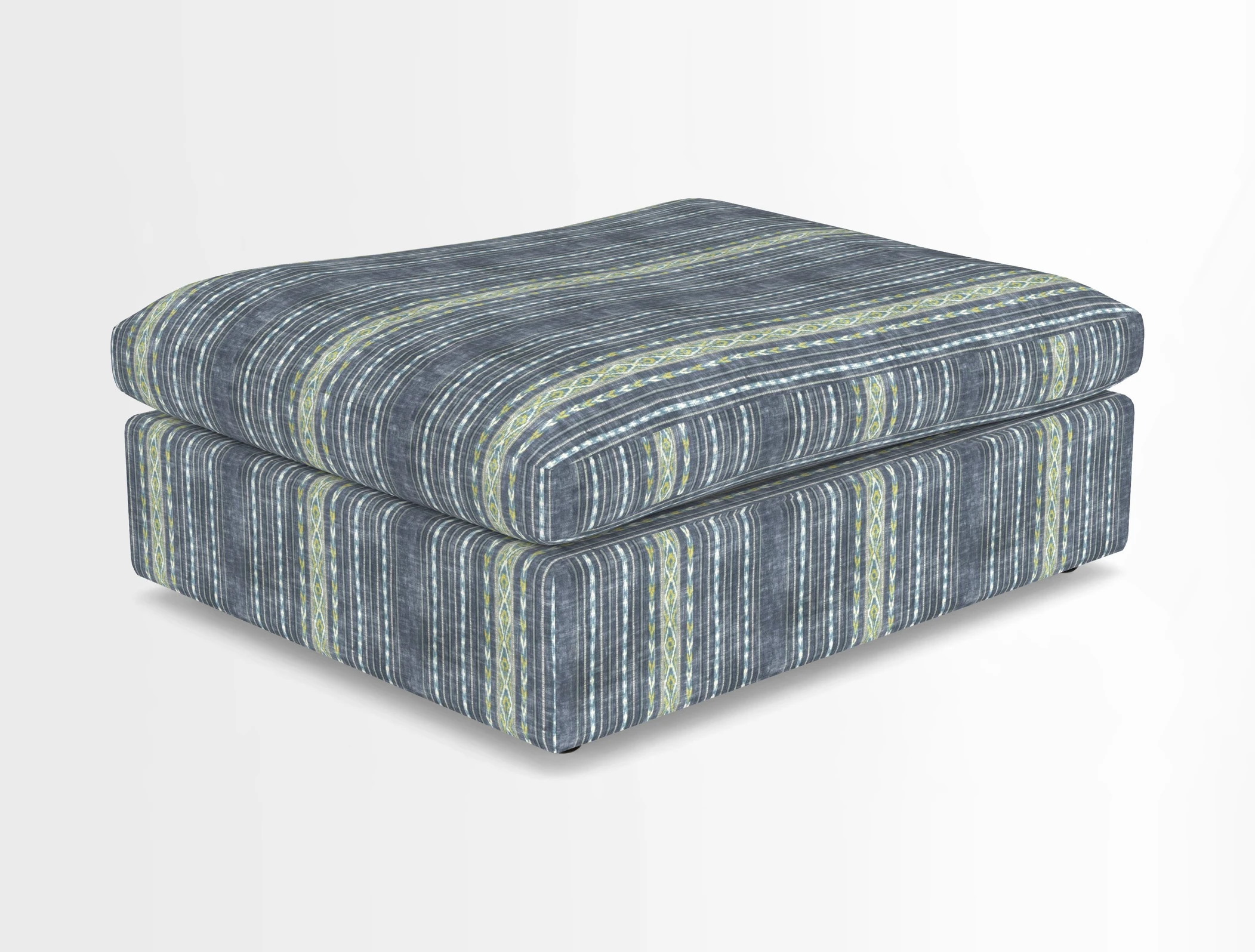 Big Softie Footstool in Two Tone Plain Biscuit