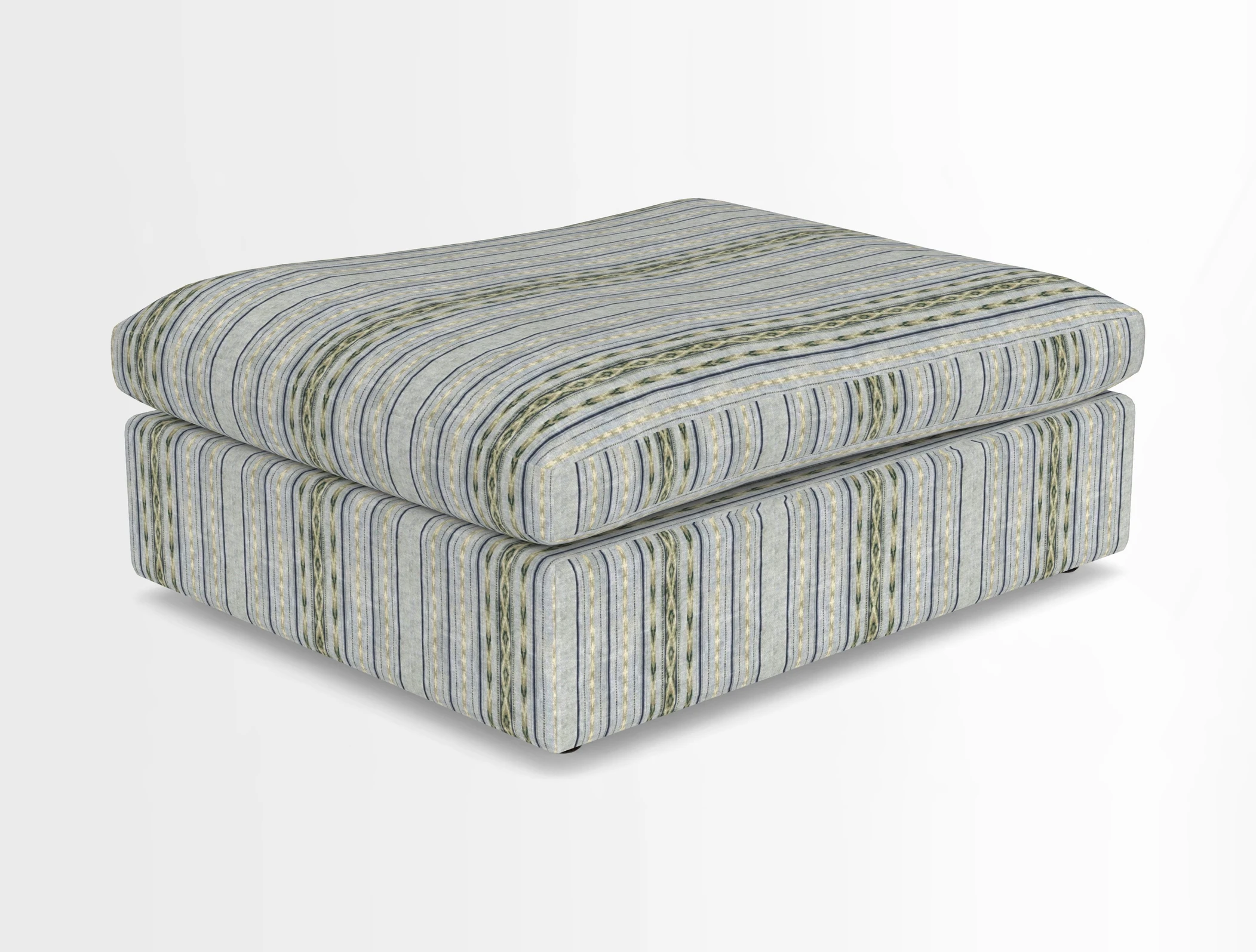 Big Softie Footstool in Two Tone Plain Biscuit