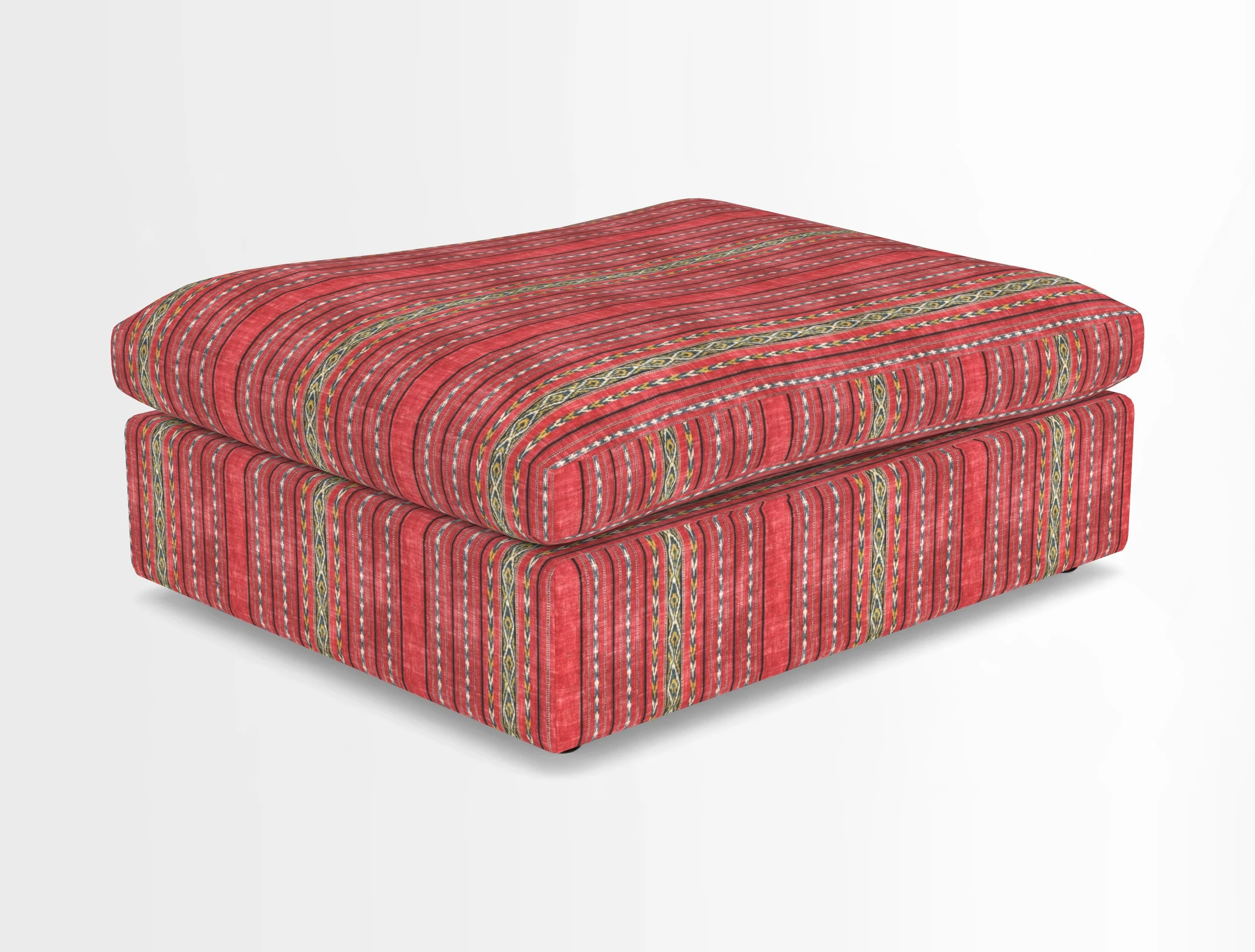 Big Softie Footstool in Two Tone Plain Biscuit