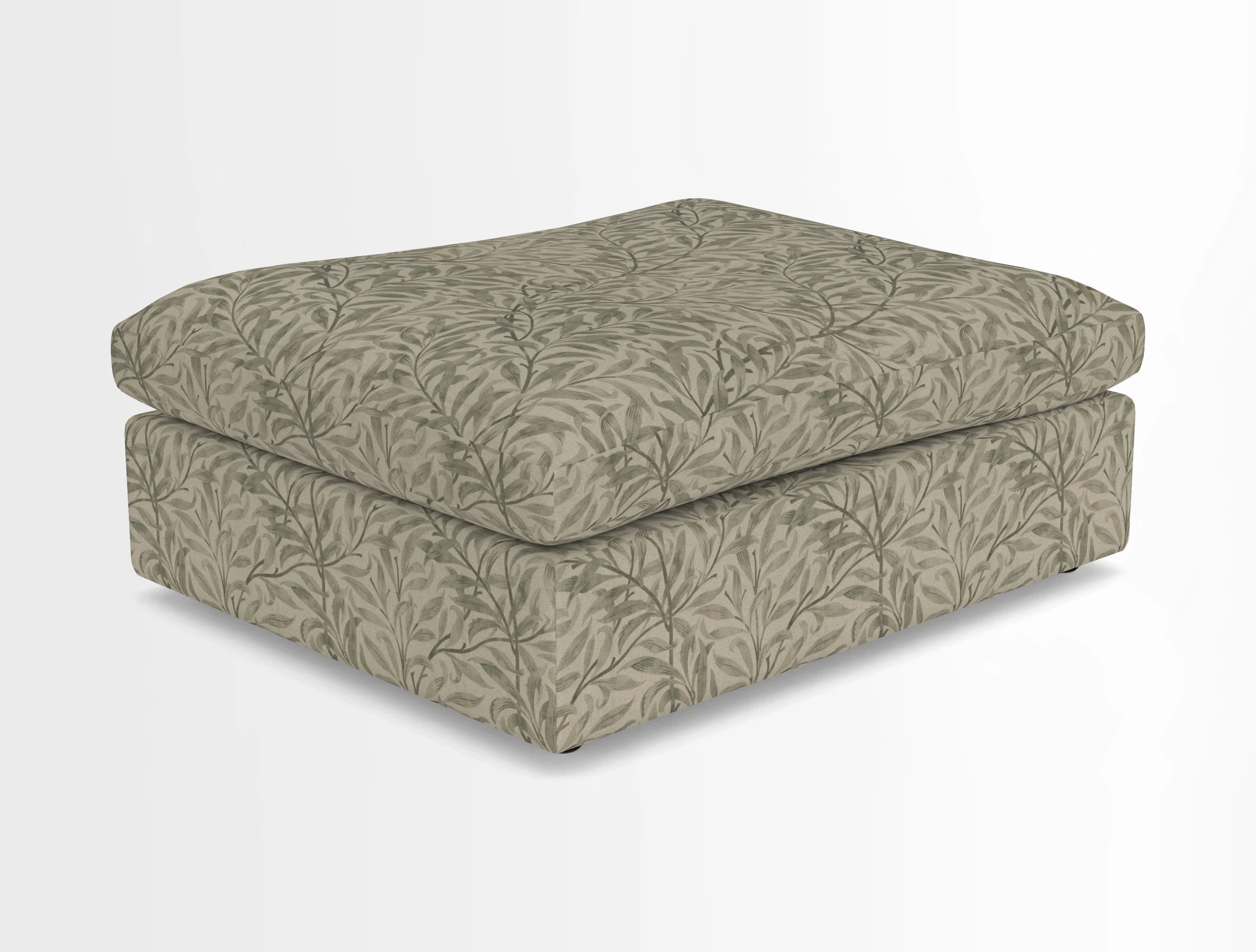 Big Softie Footstool in Two Tone Plain Biscuit