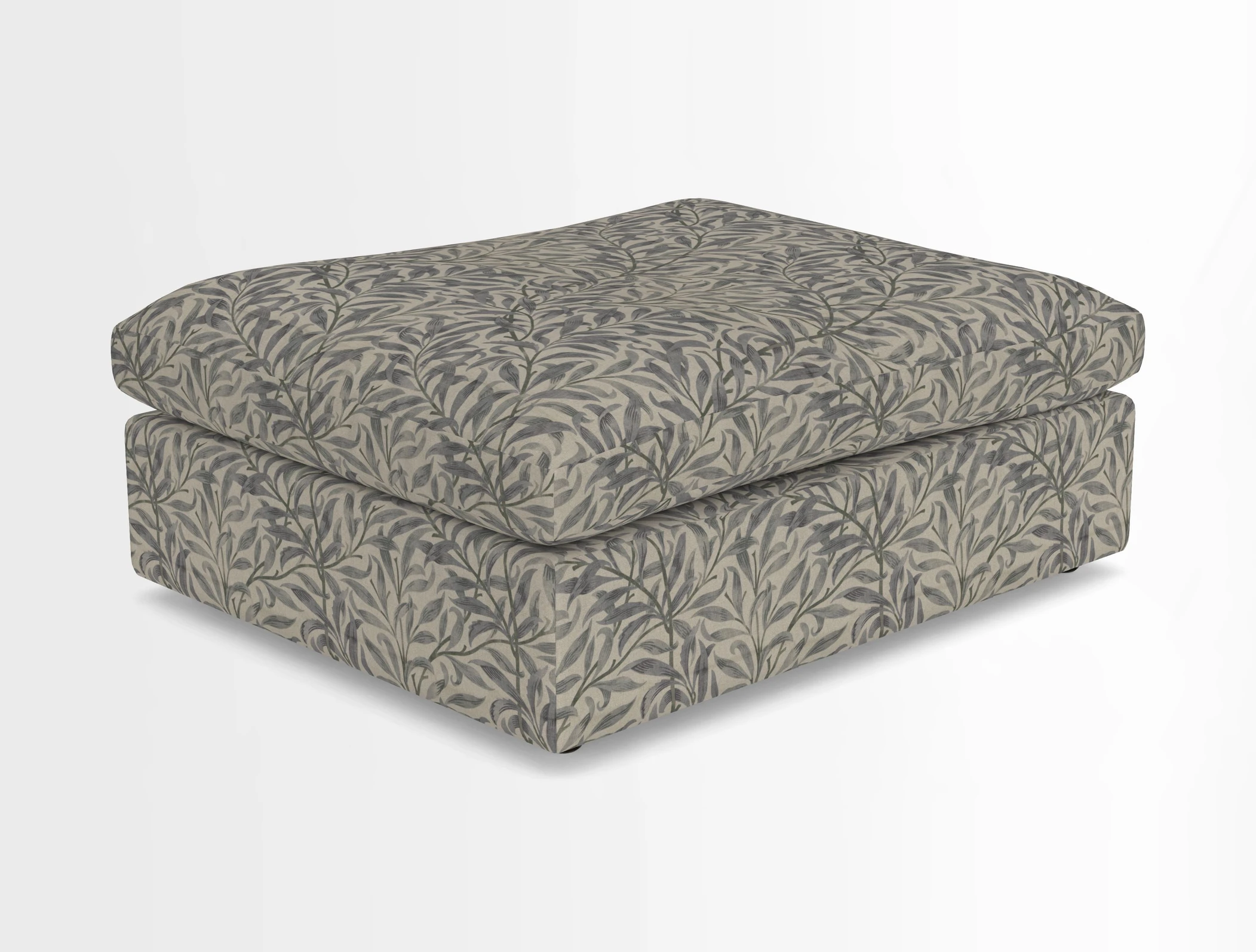 Big Softie Footstool in Two Tone Plain Biscuit