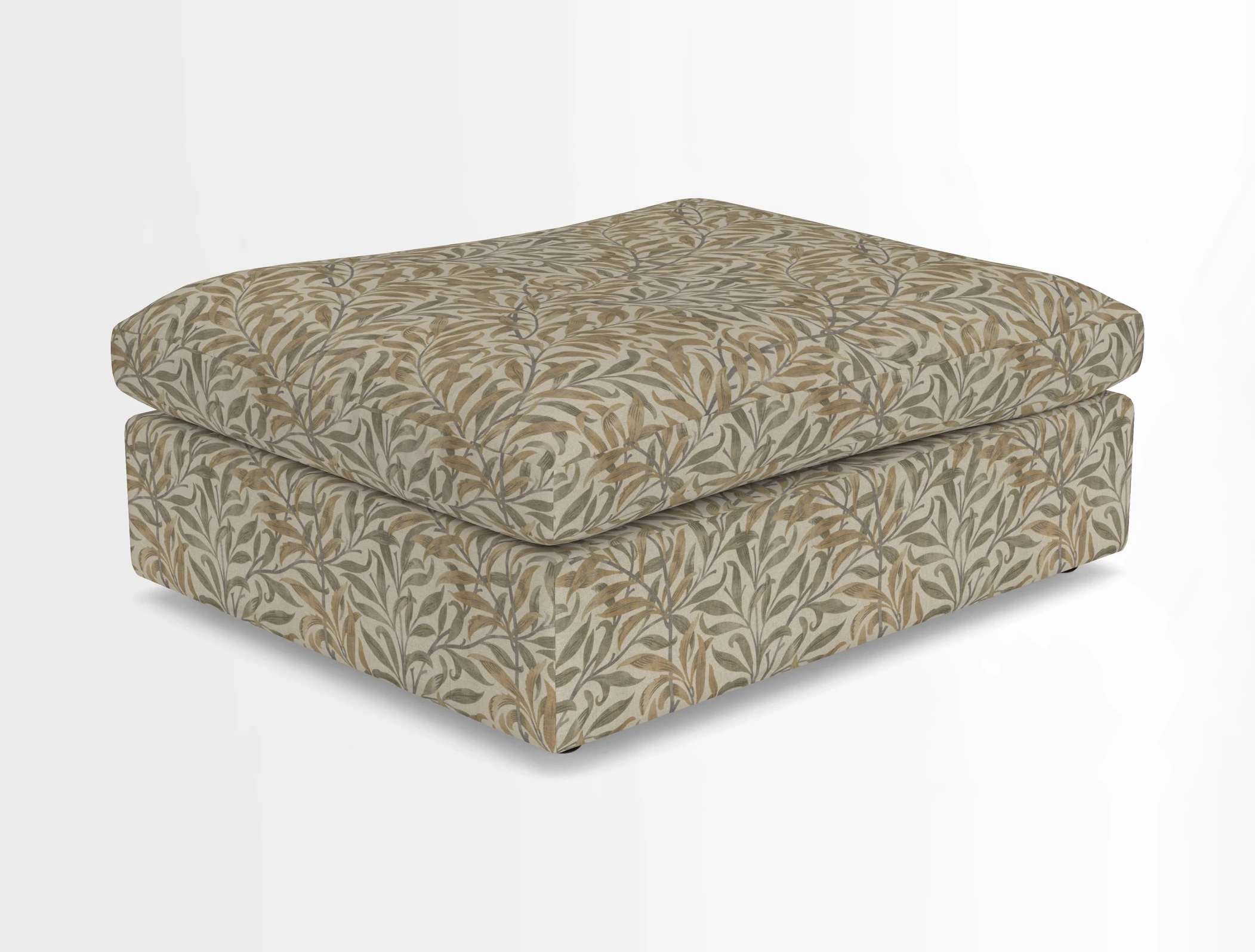 Big Softie Footstool in Two Tone Plain Biscuit