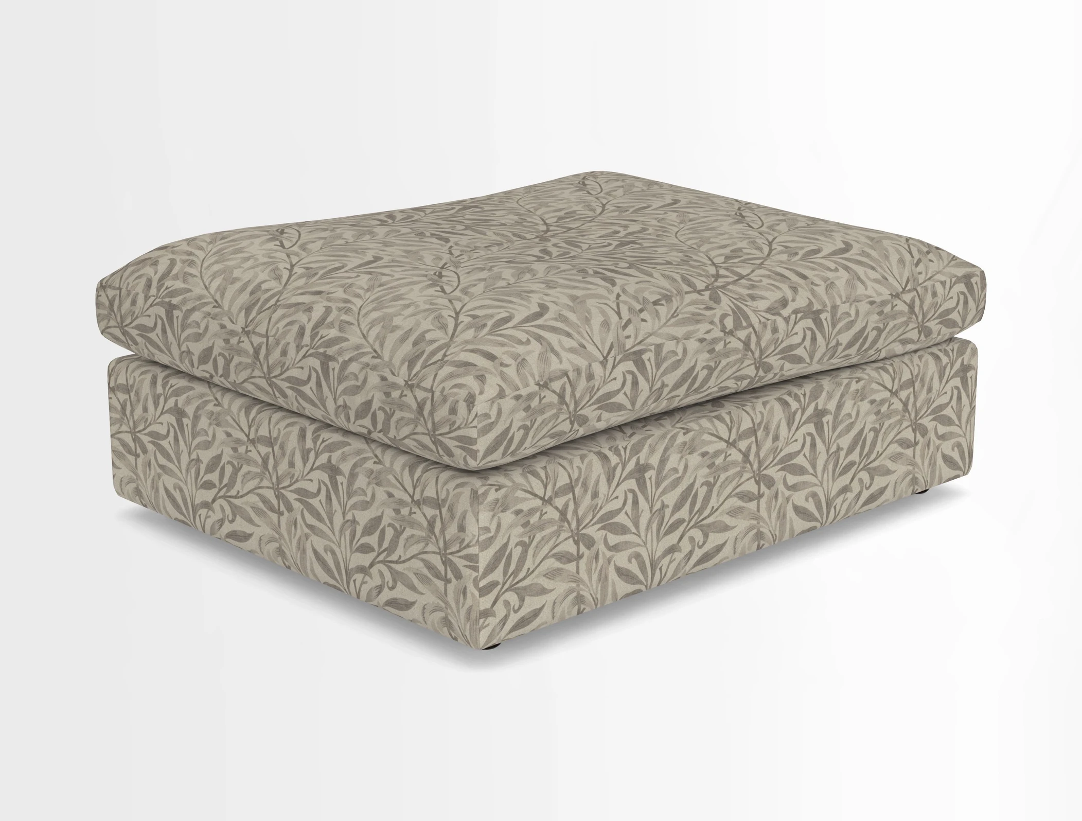 Big Softie Footstool in Two Tone Plain Biscuit