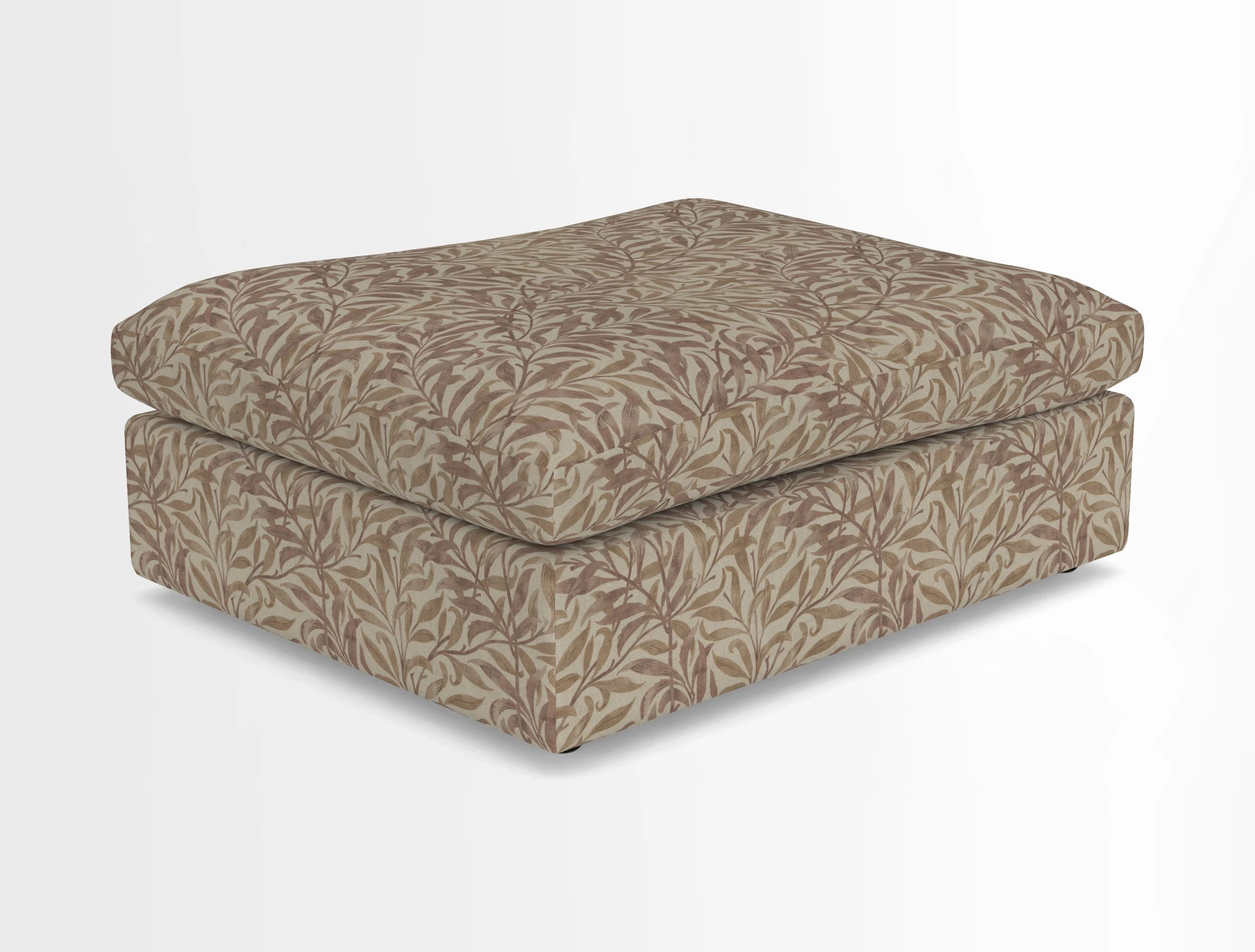Big Softie Footstool in Two Tone Plain Biscuit