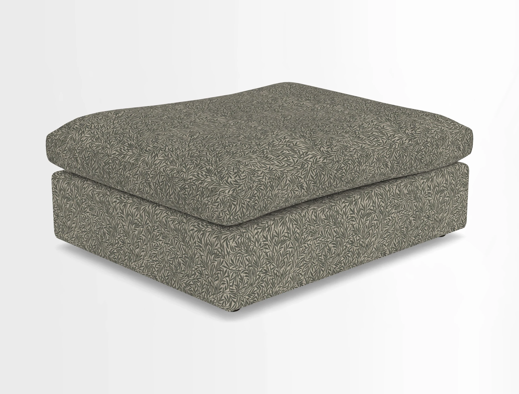 Big Softie Footstool in Two Tone Plain Biscuit
