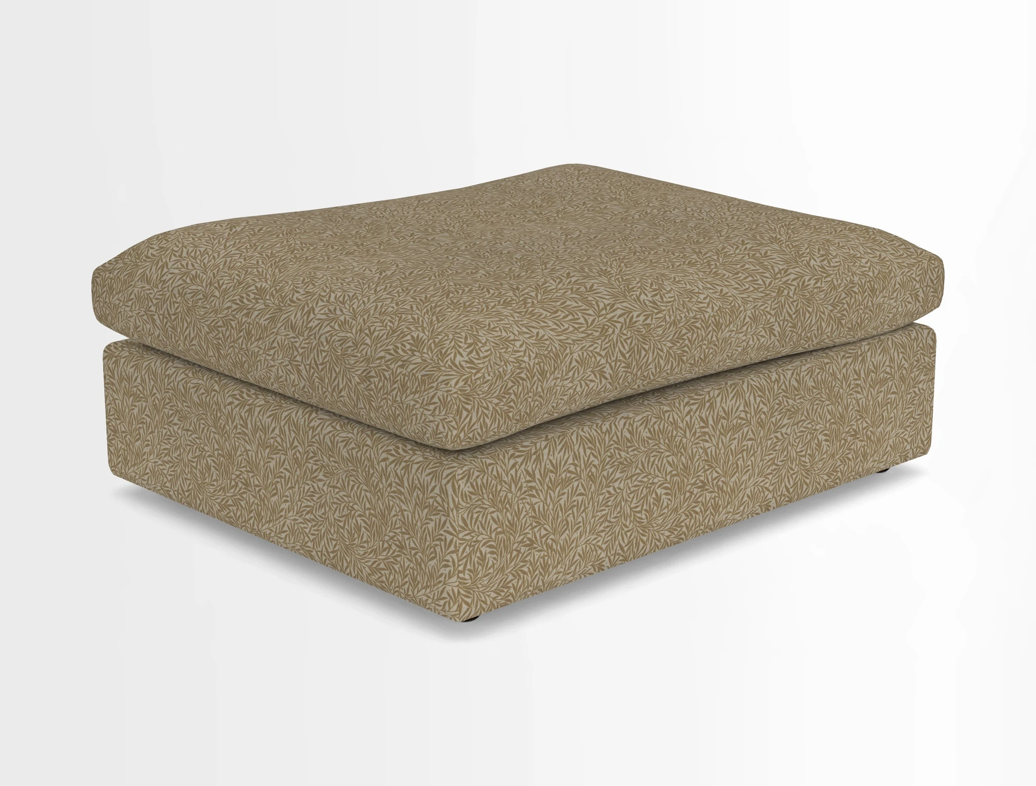 Big Softie Footstool in Two Tone Plain Biscuit