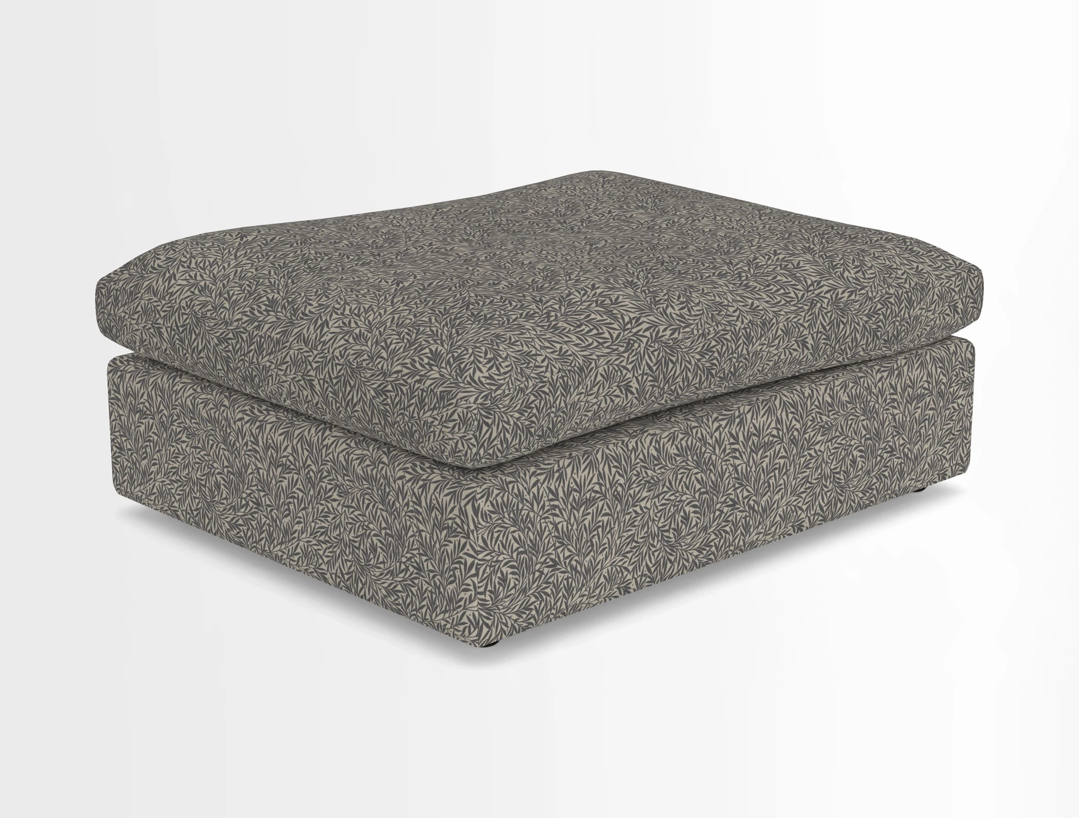 Big Softie Footstool in Two Tone Plain Biscuit