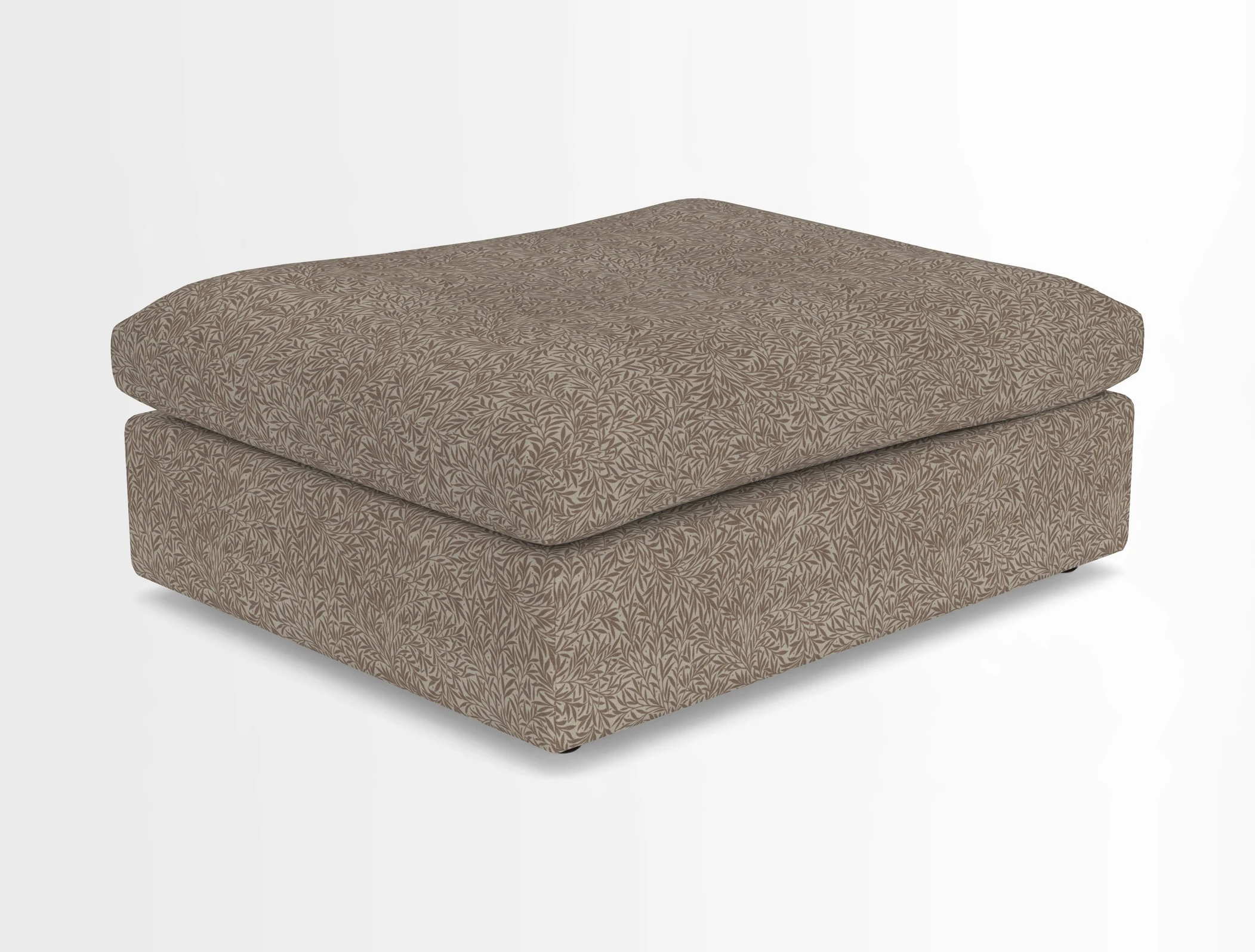 Big Softie Footstool in Two Tone Plain Biscuit