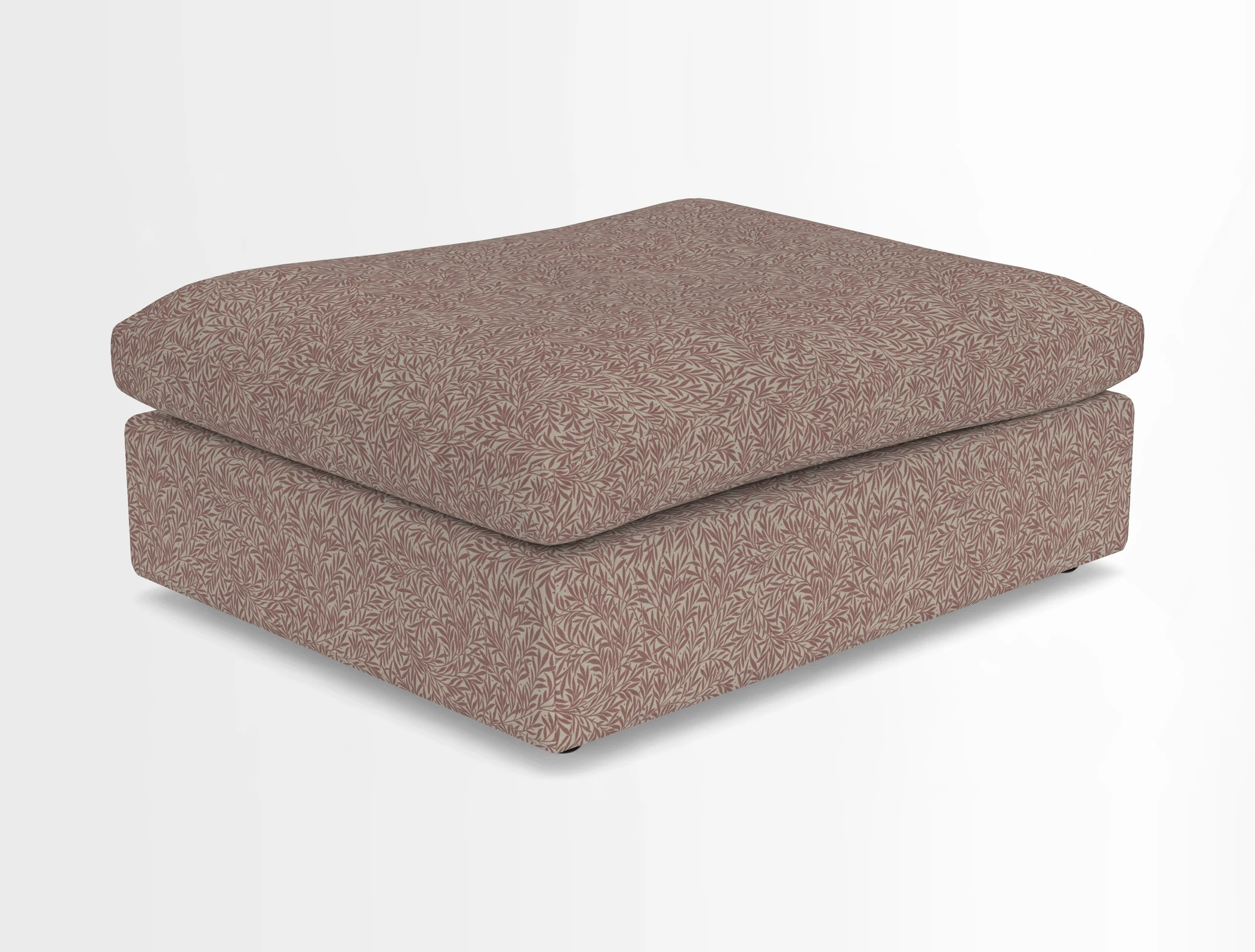 Big Softie Footstool in Two Tone Plain Biscuit