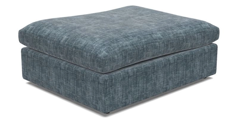 Big Softie Footstool in Two Tone Plain Biscuit