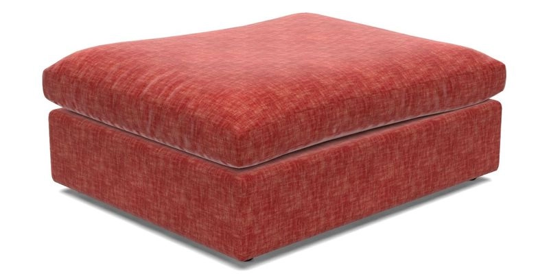 Big Softie Footstool in Two Tone Plain Biscuit