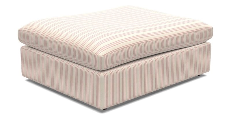 Big Softie Footstool in Two Tone Plain Biscuit