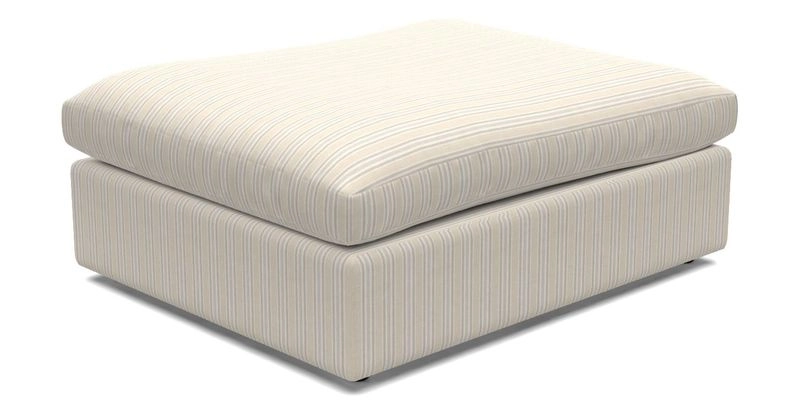 Big Softie Footstool in Two Tone Plain Biscuit