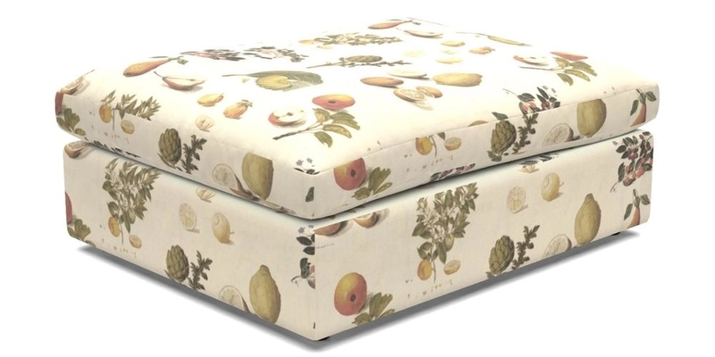 Big Softie Footstool in Two Tone Plain Biscuit