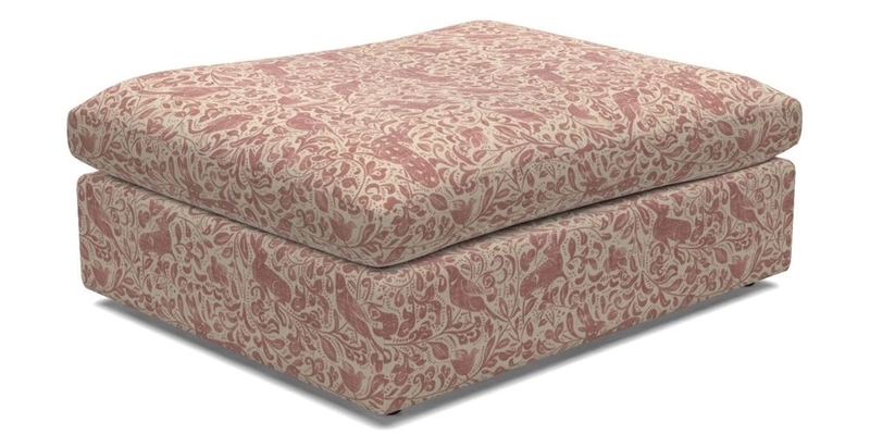 Big Softie Footstool in Two Tone Plain Biscuit