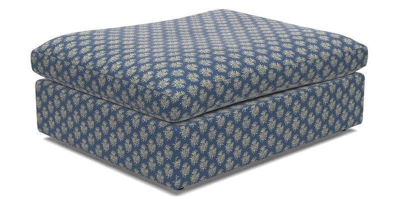 Big Softie Footstool in Two Tone Plain Biscuit