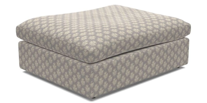 Big Softie Footstool in Two Tone Plain Biscuit