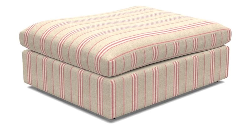Big Softie Footstool in Two Tone Plain Biscuit