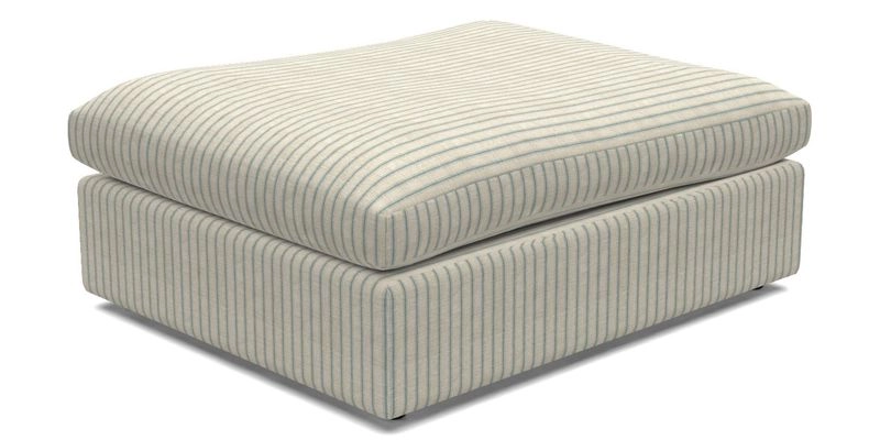 Big Softie Footstool in Two Tone Plain Biscuit