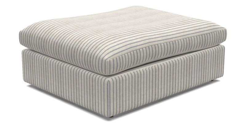 Big Softie Footstool in Two Tone Plain Biscuit
