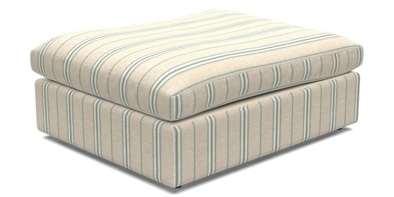 Big Softie Footstool in Two Tone Plain Biscuit