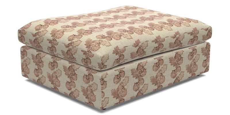 Big Softie Footstool in Two Tone Plain Biscuit