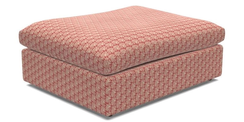 Big Softie Footstool in Two Tone Plain Biscuit