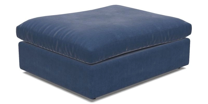 Big Softie Footstool in Two Tone Plain Biscuit