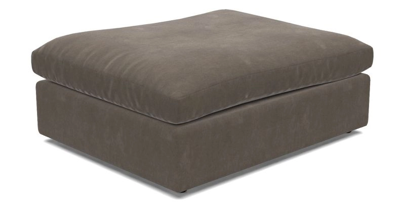 Big Softie Footstool in Two Tone Plain Biscuit