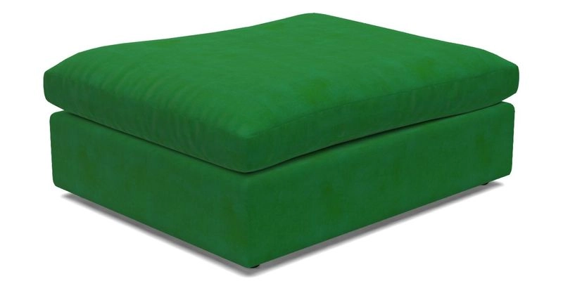 Big Softie Footstool in Two Tone Plain Biscuit