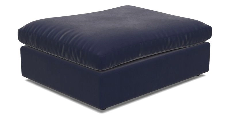 Big Softie Footstool in Two Tone Plain Biscuit