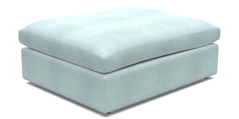Big Softie Footstool in Two Tone Plain Biscuit