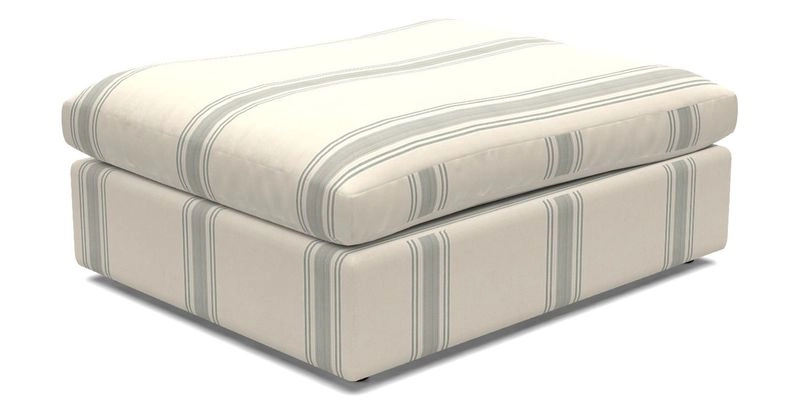 Big Softie Footstool in Two Tone Plain Biscuit