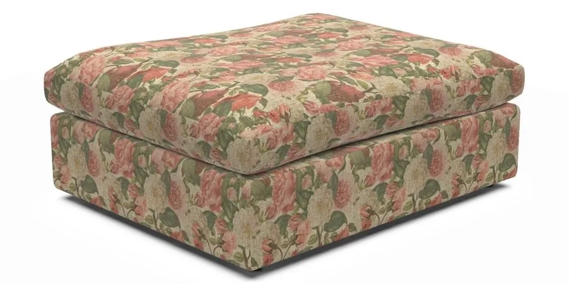 Big Softie Footstool in Two Tone Plain Biscuit