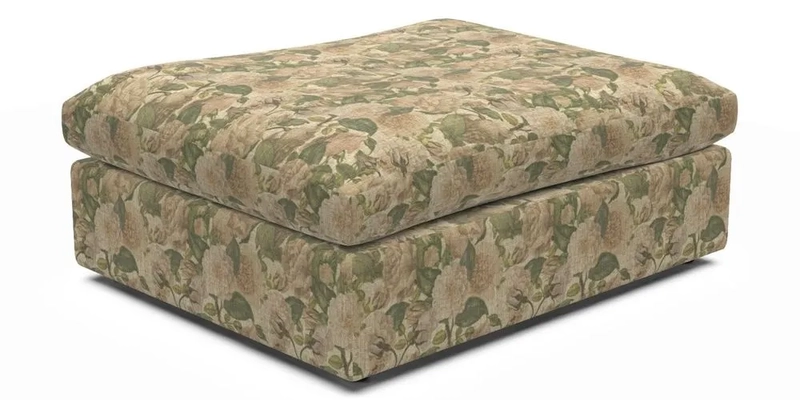 Big Softie Footstool in Two Tone Plain Biscuit