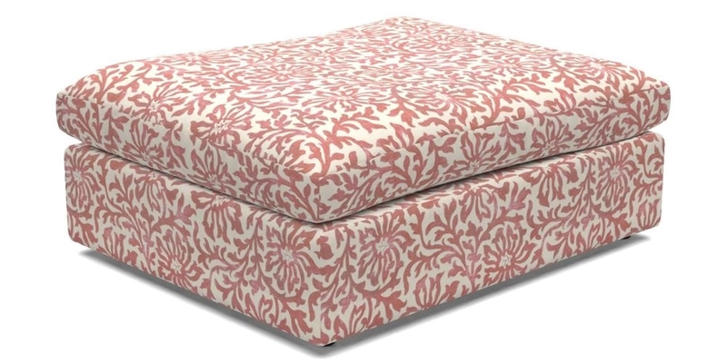 Big Softie Footstool in Two Tone Plain Biscuit