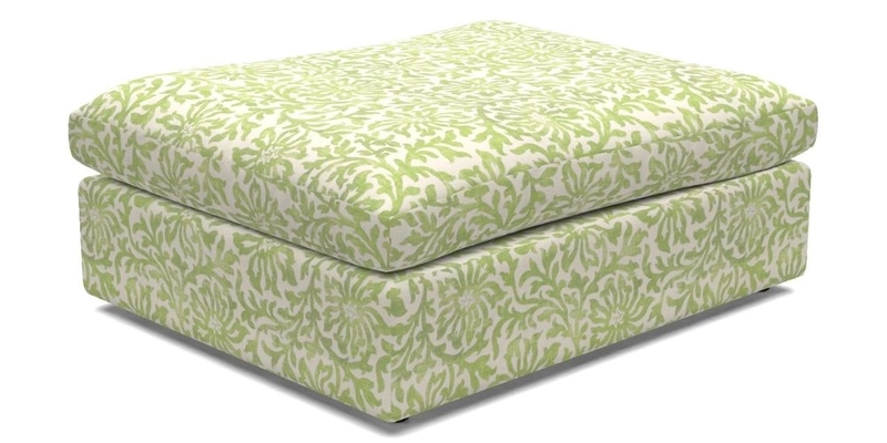 Big Softie Footstool in Two Tone Plain Biscuit