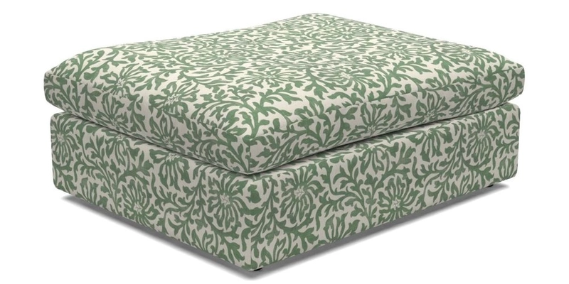Big Softie Footstool in Two Tone Plain Biscuit