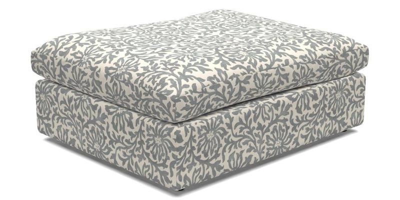 Big Softie Footstool in Two Tone Plain Biscuit