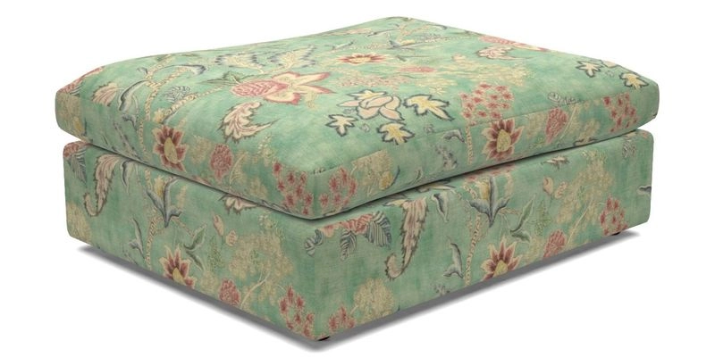 Big Softie Footstool in Two Tone Plain Biscuit